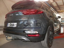 Фаркоп оцинкованный Galia K046C для Kia Sportage 2018-(паспорт и сертификат в комплекте)(без электрики)