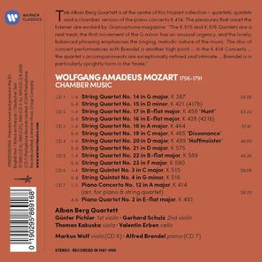 Alban Berg Quartett, Alfred Brendel / Mozart: Chamber Music - The Last String Quartets (7CD)