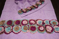 Набор полотенец 2 шт Emanuel Ungaro Roses бирюзовый