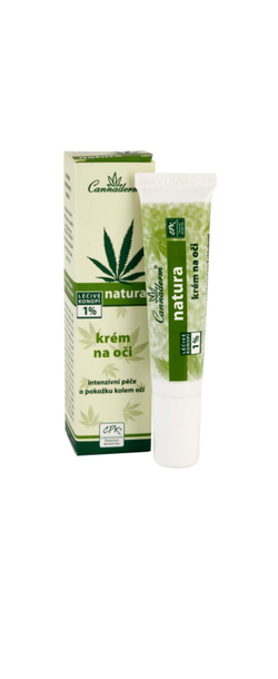 Cannaderm Natura Eye Cream - питательный крем для глаз с конопляным маслом /   15  ml  / GTIN 8594059735829