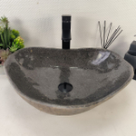 Раковина из речного камня RS-64979 51*40*15 0862