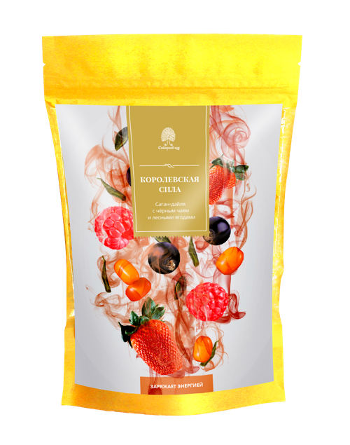 Чайный напиток Саган-дайля с черным чаем и лесными ягодами / 50 г / Сибирский кедр