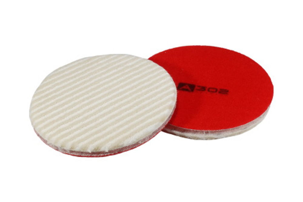 A302 80/10 - Гибридный полировальник (шерсть/микрофибра) - MICROWOOL PAD