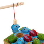 Развивающая игрушка деревянная Рыбалка обьемная, коробка C-41674