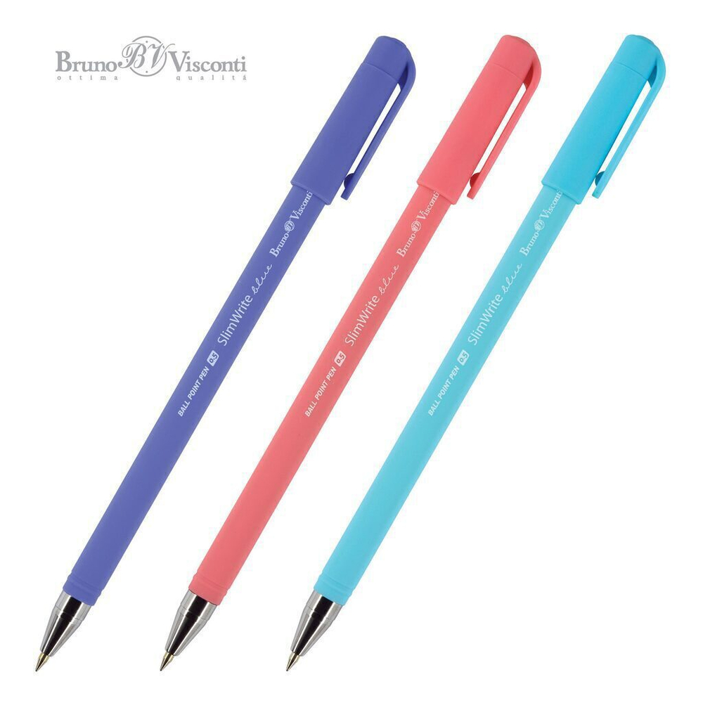 Ручка шариковая Bruno Visconti SlimWrite.JOY, 0.5мм, синяя