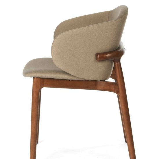 Стул Dolan деревянный цвет орех/коричневый