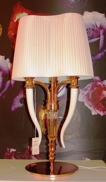 replica table lamp, Visionnaire Brunilde Chandelier - Ipe cavalli (white  + gold  )