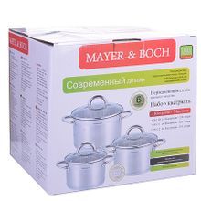 Набор кастрюль Mayer&amp;Boch 29053 6 пр.