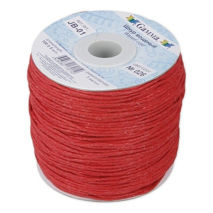 Шнур  "Gamma" вощеный, 1мм, №026