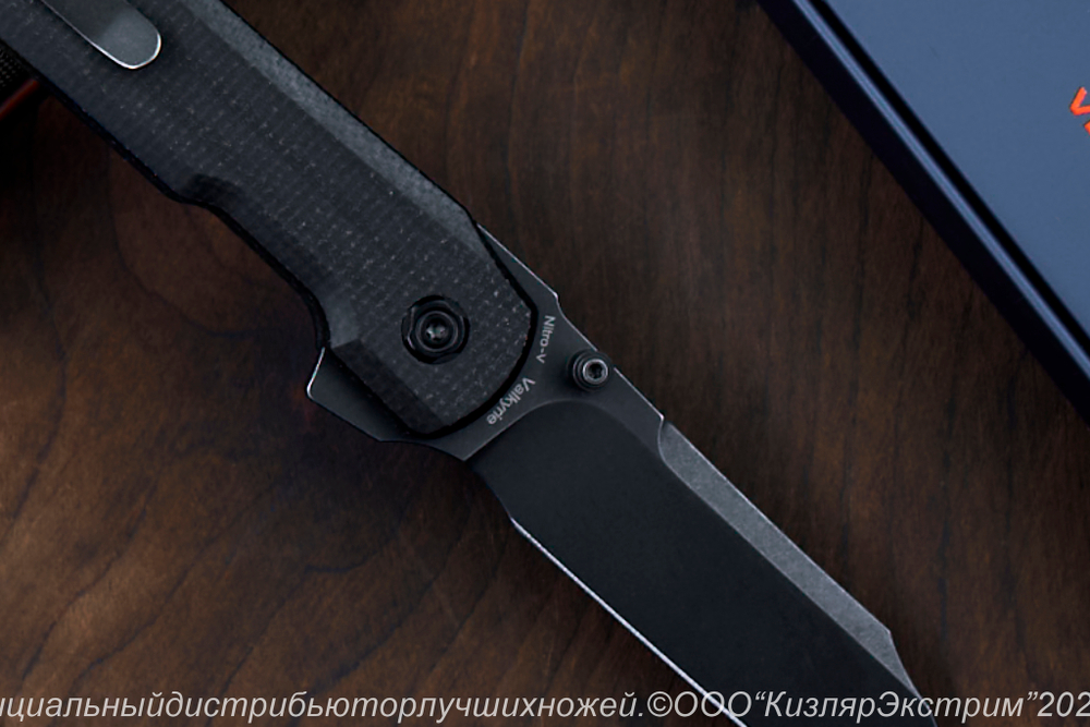 Нож Vosteed Valkyrie сталь Nitro-V Black Stonewash рукоять Black Micarta