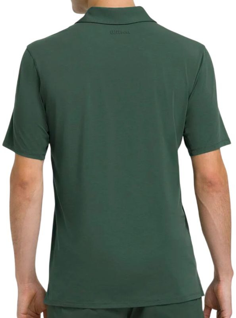 Мужское теннисное поло Wilson League - зеленый