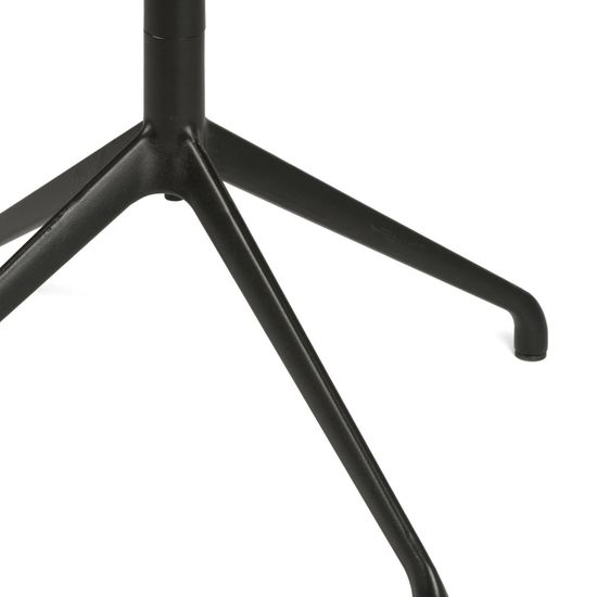 Обеденный стол On tiptoe диаметр 70 металлический черный