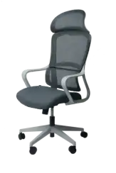 Офисное кресло SPARX FRS-2 Rust White (ткань / сетка, светло-серый)