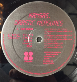 Винтажная виниловая пластинка LP Kansas Drastic Measures (Holland 1983)