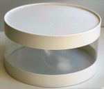 Шляпная коробка белая диаметр 240 мм высота 100 мм