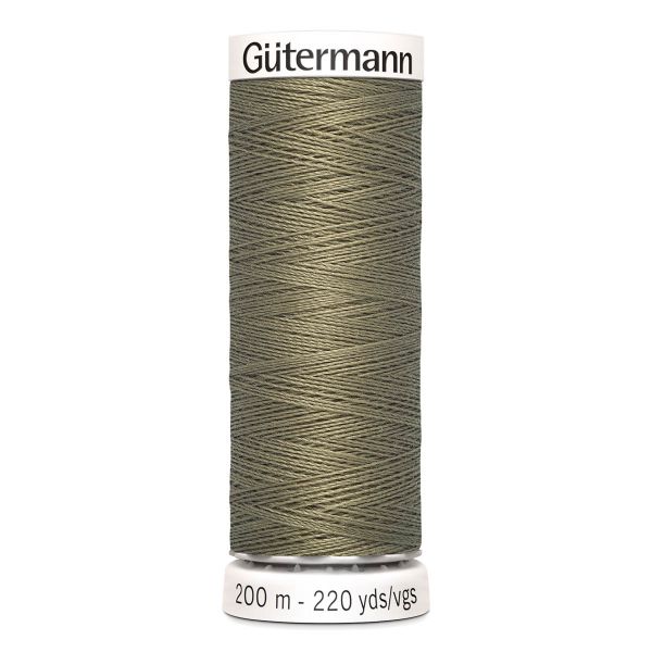 Нитки универсальные Gutermann Sew-all 100 (200 метров), 5 кат. | 264 св.оливково-серый
