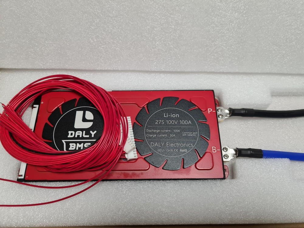Плата контроля BMS Li-ion 27S 100V 100A