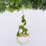 Елочная игрушка "Новогодний лесовичок" 5,5*6*12,5 см, зеленый (Серпантин)