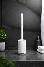 Ершик для унитаза силиконовый напольный