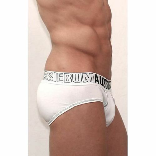 Мужские трусы брифы Aussiebum белые AB00308