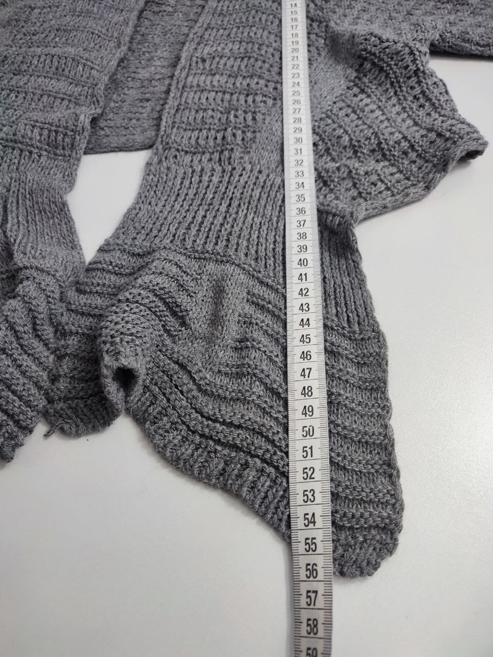 Болеро вязаное серое 44-46 размер