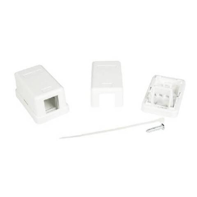 Универсальная розетка, 1 порт  для модулей Keystone (для модулей форм-фактора A10)