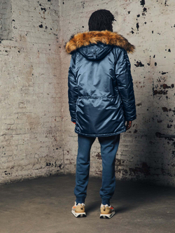 Slim Fit N-3B (голубая - slate blue/orange)