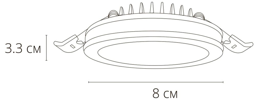 Точечный встраиваемый светильник Arte Lamp