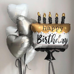 Фольгированный шар-фигура «Торт. Happy Birthday», 71 см