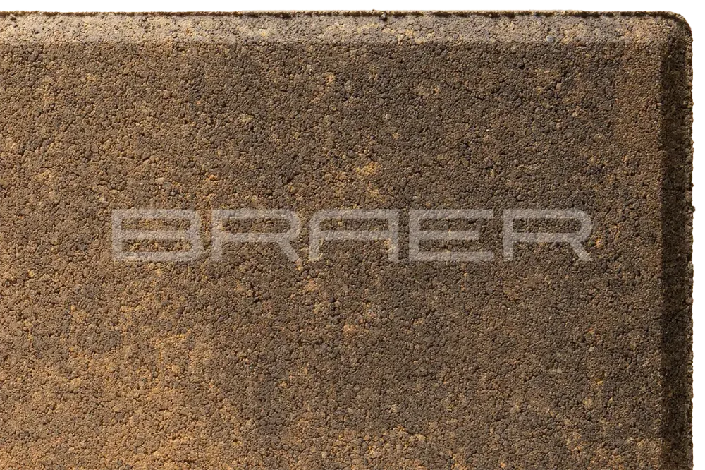 Тротуарная плитка Braer Домино, Color Mix Каштан, 60 мм