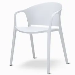 Стул пластиковый Mangas белый