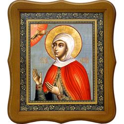 София Египетская мученица. Икона на холсте.