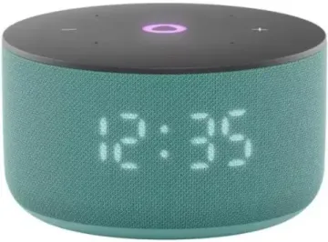 Умная колонка Яндекс Мини 3 с часами, бирюзовый