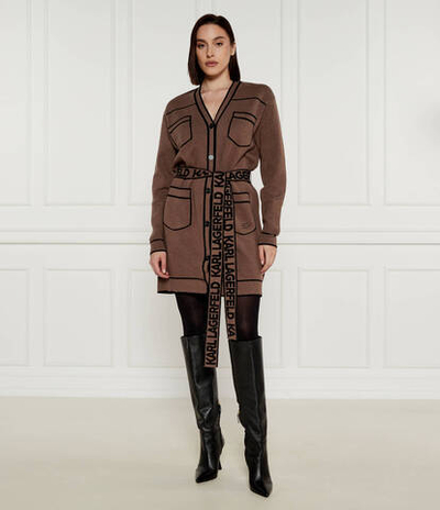 Кардиган Karl Lagerfeld - коричневый(240W2020)