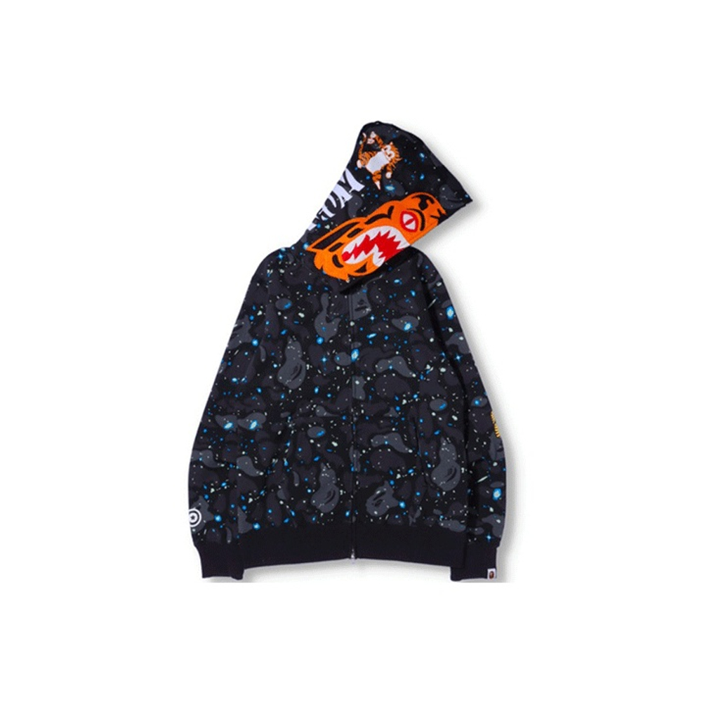 A Bathing Ape Space Camo Ponr Shark Худи
