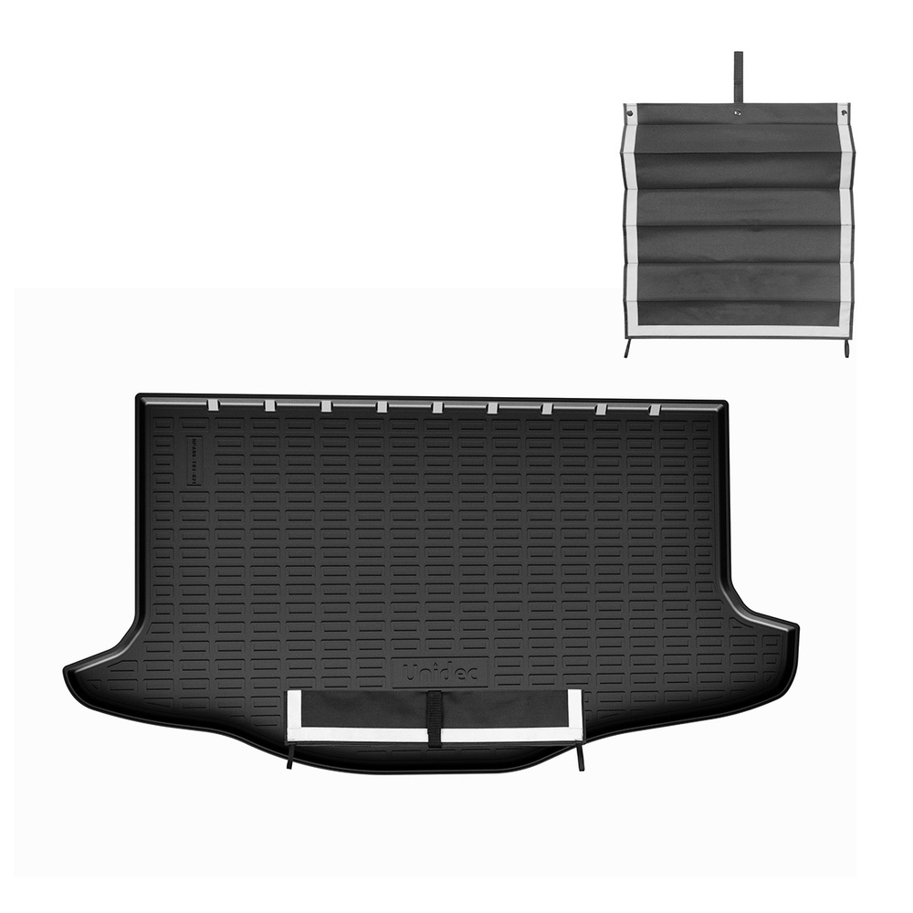 Коврик в багажник Norplast для Ssang Yong Tivoli 2019-2023, Черный, с фартуком, арт.NPA00-T83-821-AP