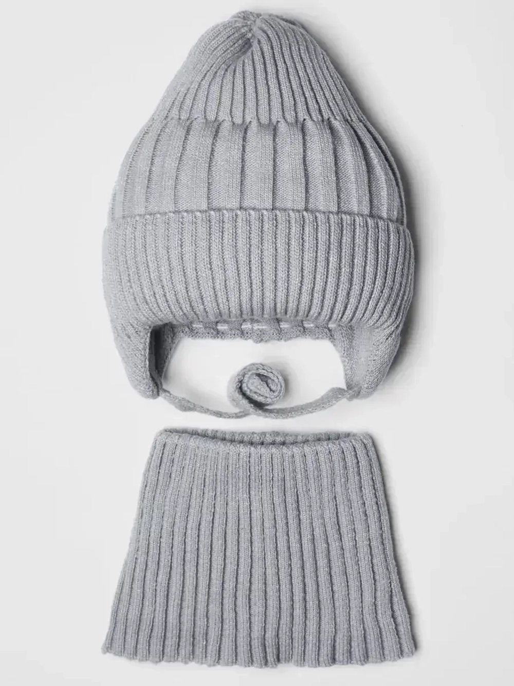 Шапка детская осенняя со снудом