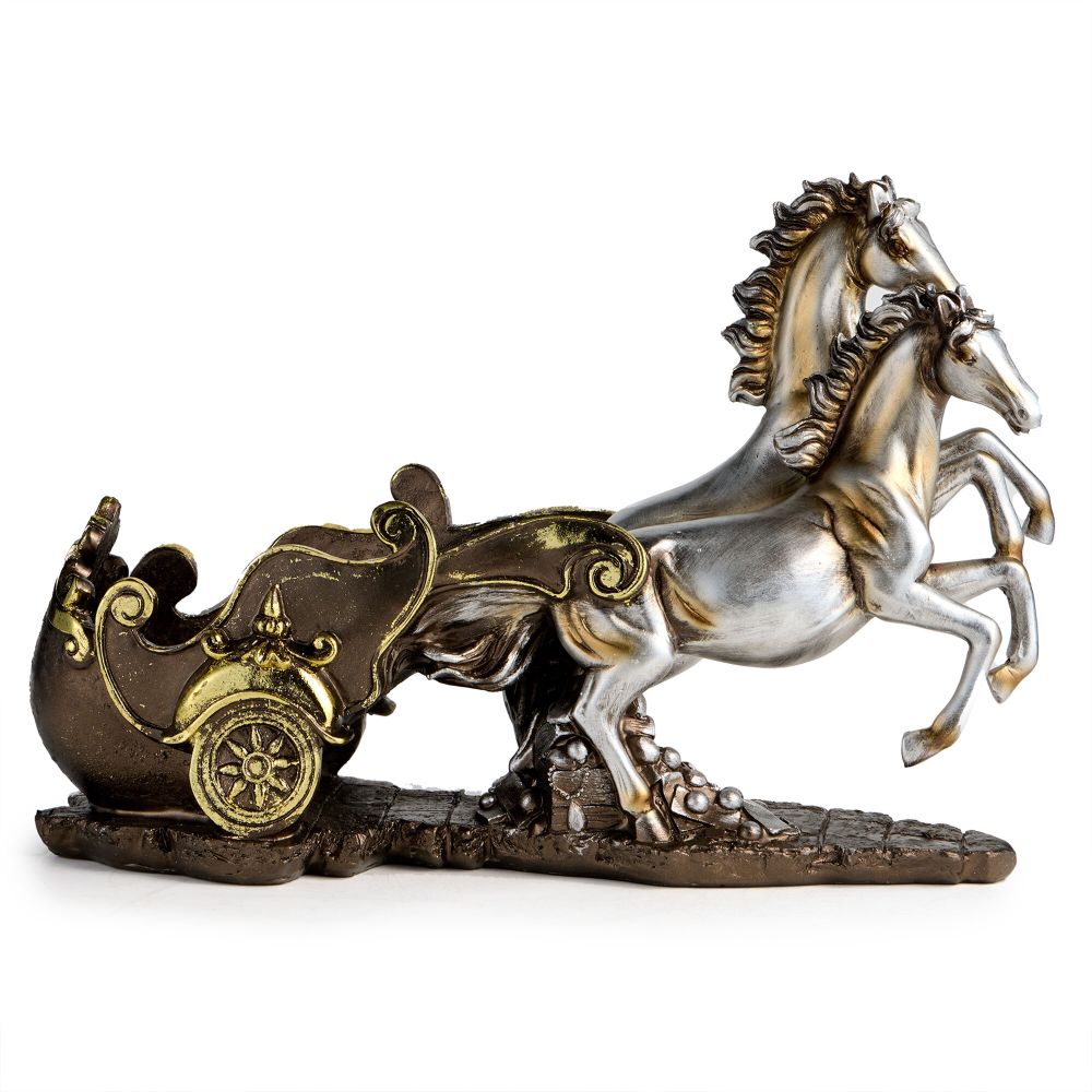 ПОДСТАВКА ПОД БУТЫЛКУ "ЛОШАДЬ" 36,8*14,5*24,5 СМ