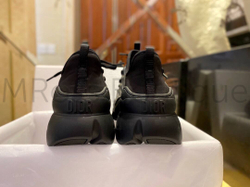 Черные кроссовки Диор D-Connect премиум класса
