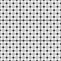 Staro Carpets Pre-cut Rondo Grey Black Joint 60x60