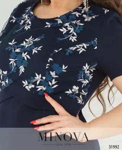 Платье 354-синий Minova