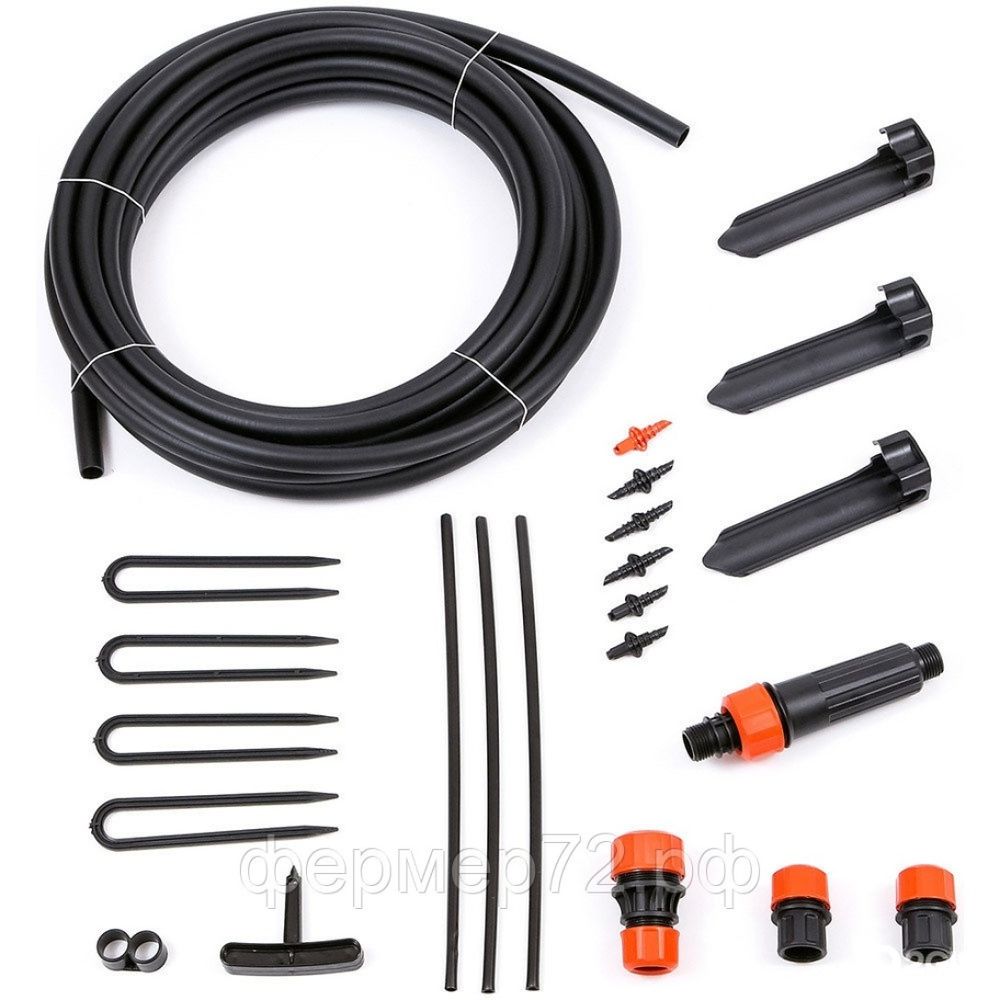 Наборы для дождевого полива ЖУК на 1 грядку