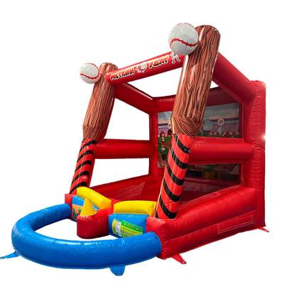 Надувная игра бейсбол «Меткий удар», 4*3*4 м