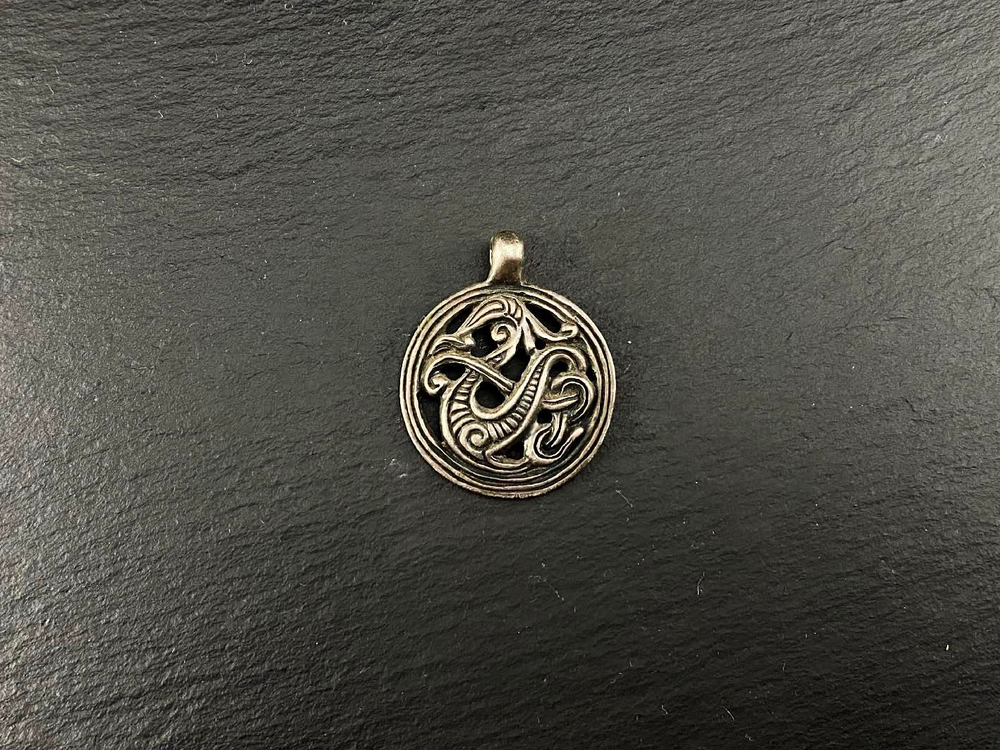 Подвеска. Змей (большая) (серебро)