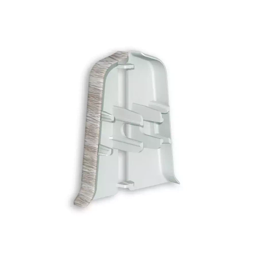 Торцевые (пара) для плинтуса 55мм "Деконика", 294 Орех антик