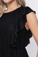 Платье "Аурелия" (мерцающий черный) П8003 LT Collection (Акция)