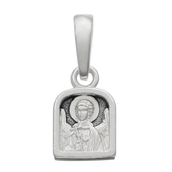 АРГО Подвеска образок со Святым Ангелом Хранителем из серебра 925 пробы мужская/женская/детская