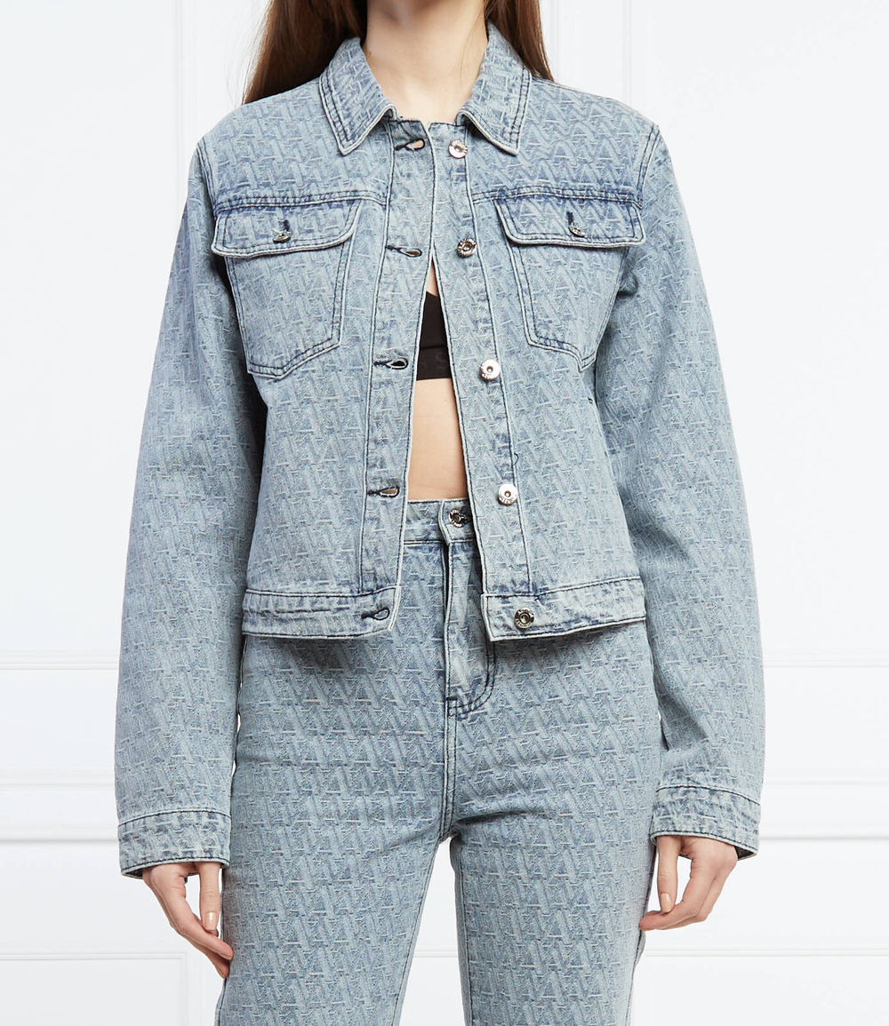 джинсовая куртка Twinset Actitude - голубой(221AT2581)