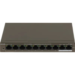 Коммутатор IP-COM F1110P-8-102W Коммутатор PoE неуправляемый 8-Ports 10 / 100 Mbps Base-TX + 2-Ports 10 / 100 / 1000 Base-TX / 8-Ports PoE (PoE бюджет 99W)