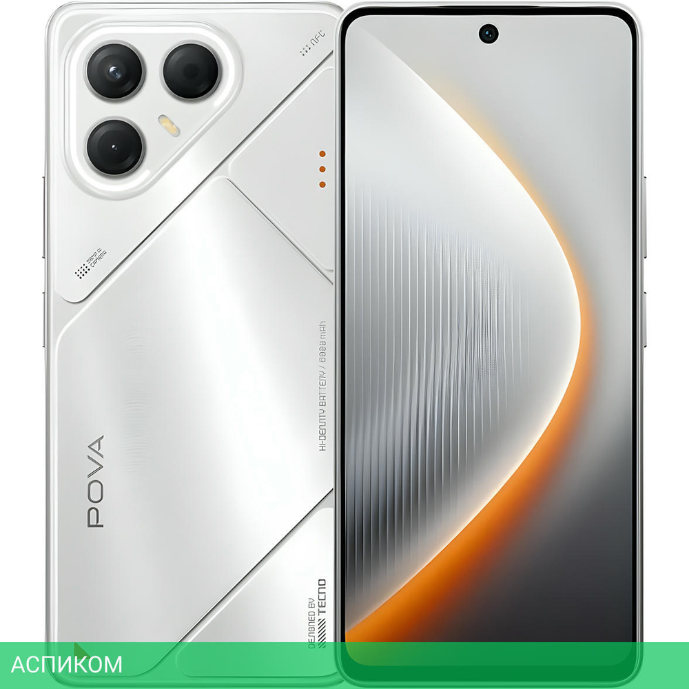 Смартфон Tecno Pova 7 5G 8GB/256GB Magic Silver (LJ7)